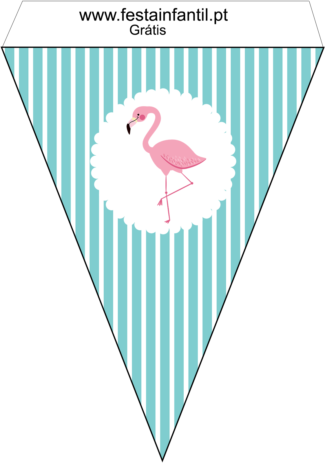 Bandeirinhas Flamingo
