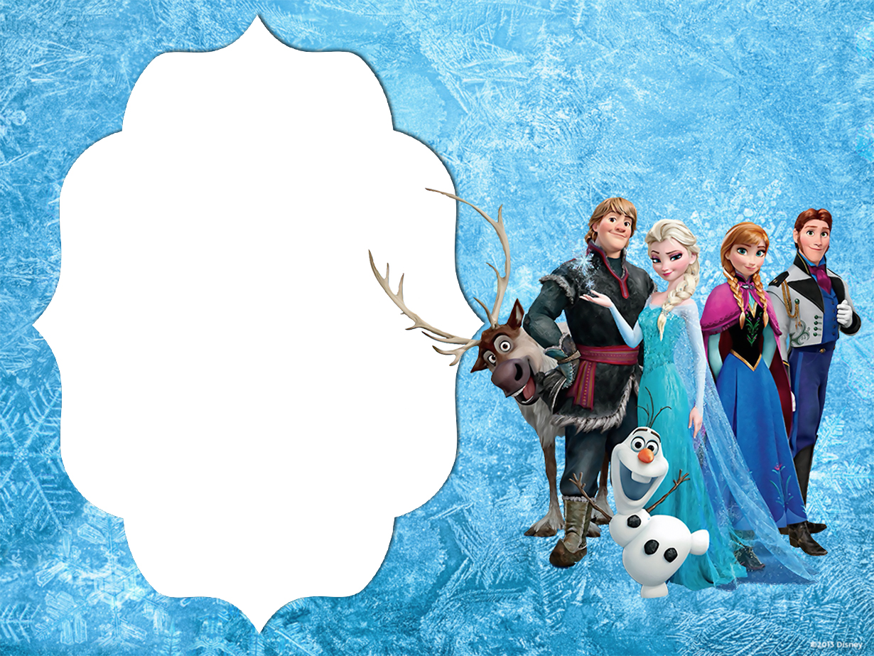 Convite Frozen - Festa Infantil