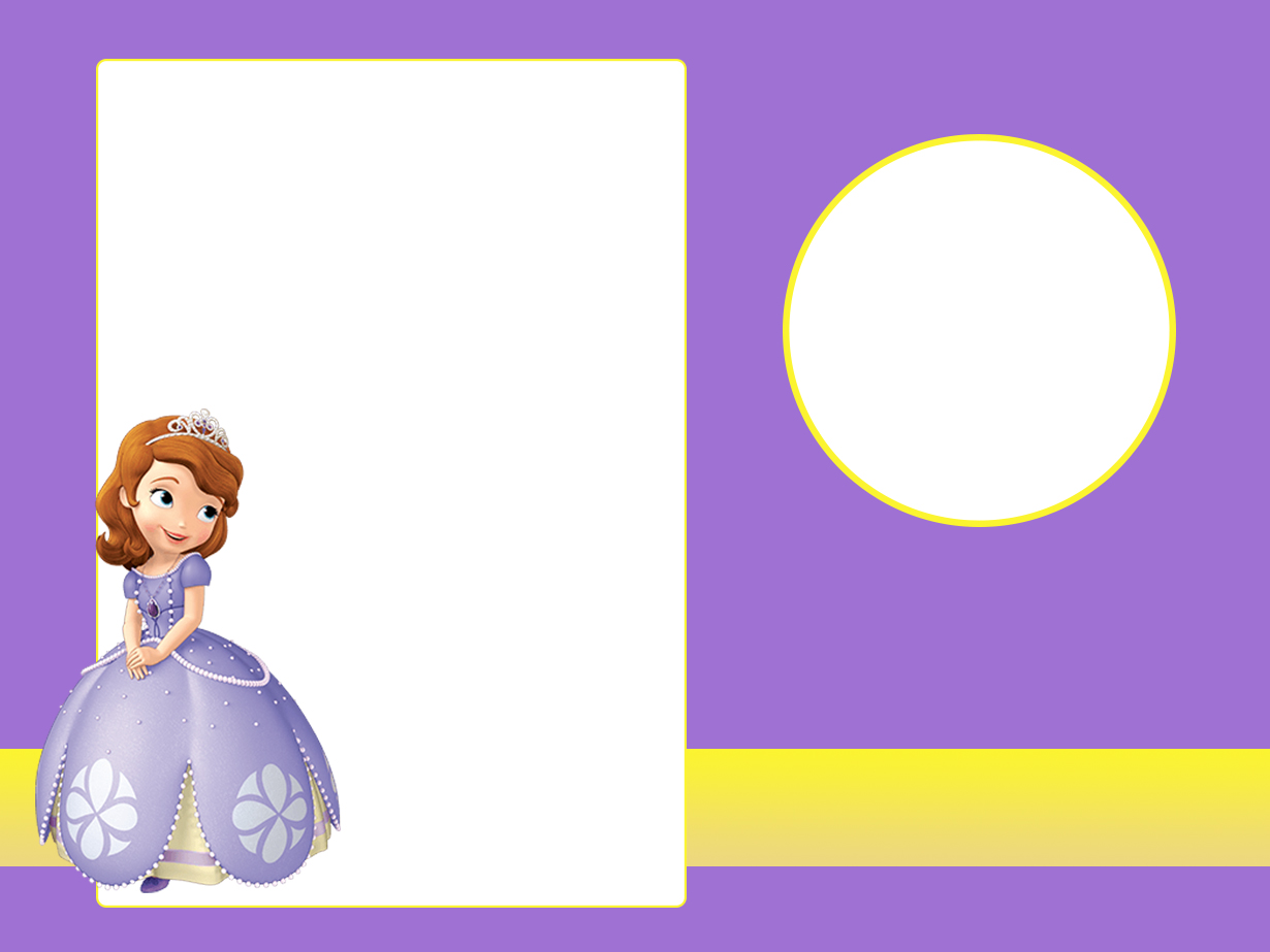 Convite Princesa Sofia - Festa Infantil